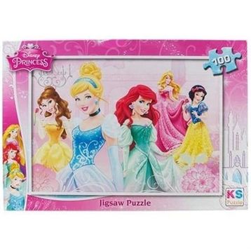 Ks Games Disney Princess 100 Parça Puzzle