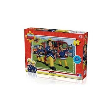KS Games Fireman Sam 100 Parça Puzzle