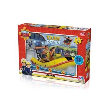 KS Games Fireman Sam 50 Parça Çocuk Puzzle