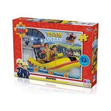 KS Games Fireman Sam 50 Parça Çocuk Puzzle