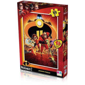 KS Games Incredibles 2 100 Parça Puzzle