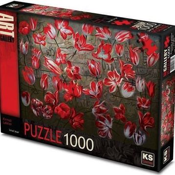 Ks Games Kırmızı Laleler 1000 Parça Puzzle