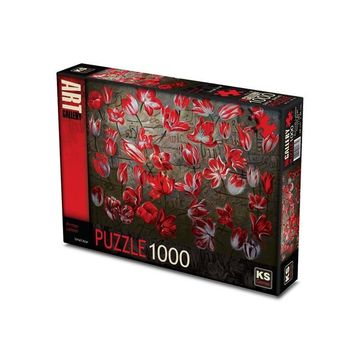Ks Games Kırmızı Laleler 1000 Parça Puzzle