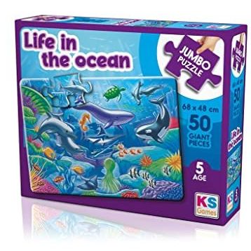 KS Games Life In The Ocean 50 Parça Puzzle