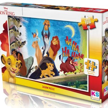 KS Games Lion King (Aslan Kral) 100 Parça Puzzle