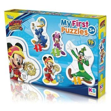 KS Games MCH10304 Mickey Mouse My First 4 in 1 Puzzle