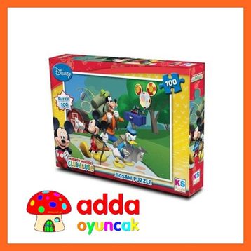 Ks Games Mickey Mouse 100 Parça Puzzle