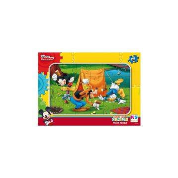 Ks Games Mickey Mouse Ve Arkadaşları 24 Parça Frame Puzzle