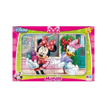 KS Games MIN-704 24 Parça Minnie Mouse Frame Puzzle