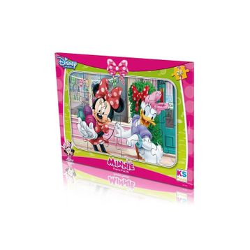 KS Games MIN-704 24 Parça Minnie Mouse Frame Puzzle