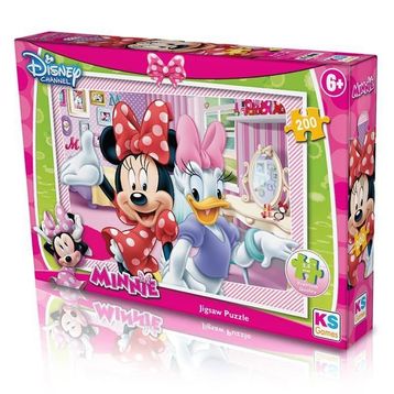 KS Games Minnie 200 Parça Puzzle