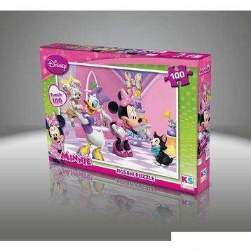 Ks Games Minnie Mouse 100 Parça Çocuk Puzzle