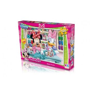 Ks Games Minnie Mouse 100 Parça Çocuk Puzzle