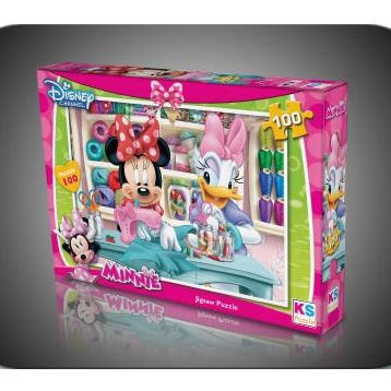 KS Games Minnie Mouse 100 Parça Puzzle