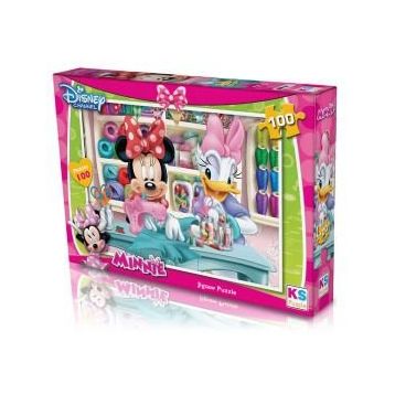 KS Games Minnie Mouse 100 Parça Puzzle