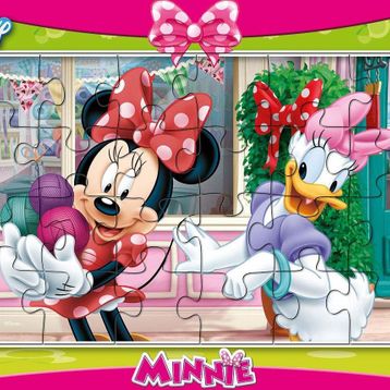 KS Games Minnie Mouse Frame 24 Parça Puzzle