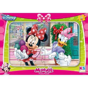 KS Games Minnie Mouse Frame 24 Parça Puzzle
