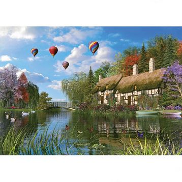 KS Games Old River Cottage 1000 Parça Puzzle