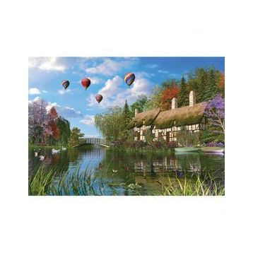 KS Games Old River Cottage 1000 Parça Puzzle