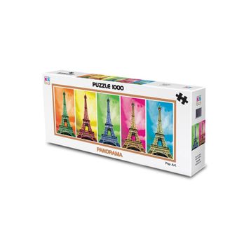 KS Games Panoramik Pop Art Paris 1000 Parça Puzzle