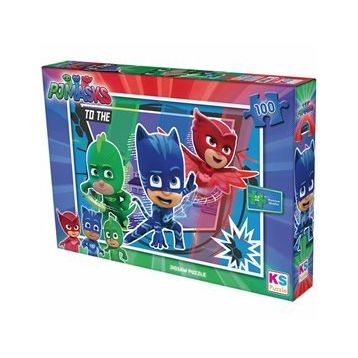 Ks Games PJ Masks 100 Parça Puzzle