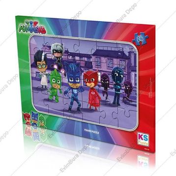 KS Games PJ Masks 24 Parça Frame Puzzle