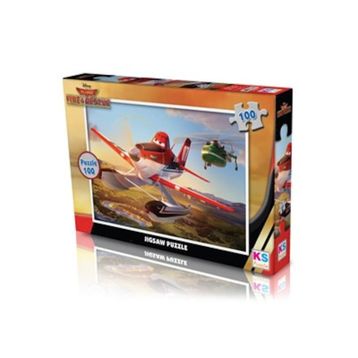 KS Games Planes 100 Parça Frame Puzzle