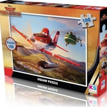 KS Games Planes 100 Parça Puzzle