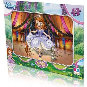 Ks games Prenses Sofia 24 Parça Frame Çocuk Puzzle