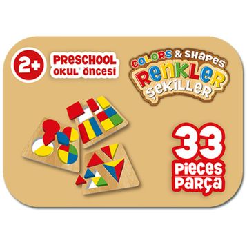 KS Games Renkler Şekiller 33 Parça Puzzle