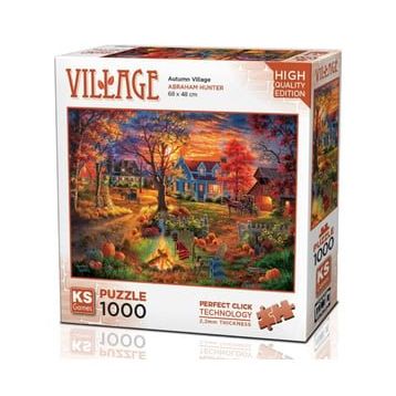 KS Games Sonbahar Köyü 1000 Parça Puzzle