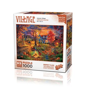 KS Games Sonbahar Köyü 1000 Parça Puzzle