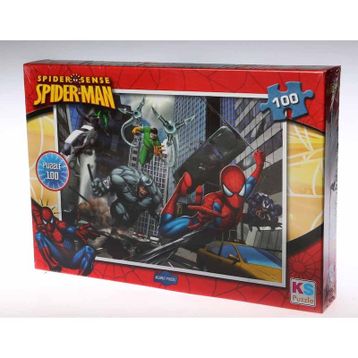 Ks Games Spiderman 100 Parça Puzzle