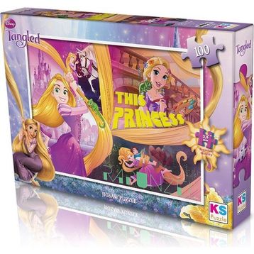 KS Games Tangled-Rapunzel 100 Parça Puzzle