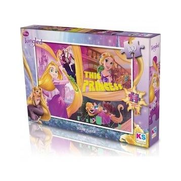 KS Games Tangled-Rapunzel 100 Parça Puzzle