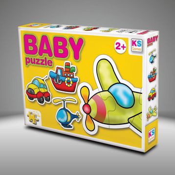 Ks Games Taşıtlar 2+3+4+4 Parça Puzzle