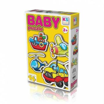 Ks Games Taşıtlar 2+3+4+4 Parça Puzzle