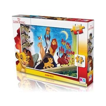 KS Games The Lion King 100 Parça Puzzle