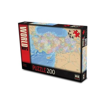 Ks Games Türkiye Haritası 200 Parça Puzzle