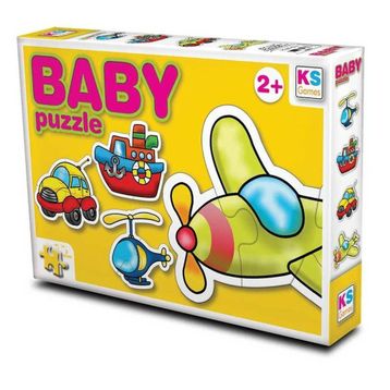 Ks Games Ulaşım Araçları 2+3+4+4 Parça Puzzle