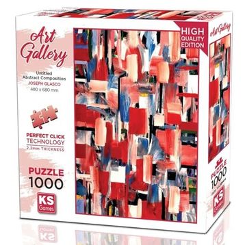 KS Games Untitled Abstract Composition 1000 Parça Puzzle