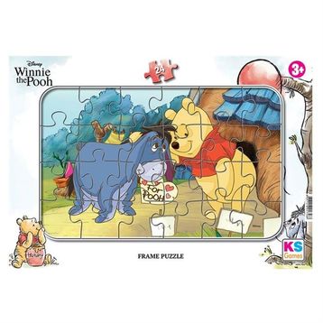 Ks Games Winnie Frame 24 Parça Puzzle