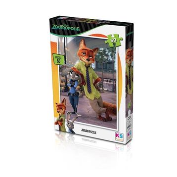 Ks Games Zootropolis 50 Parça Çocuk Puzzle