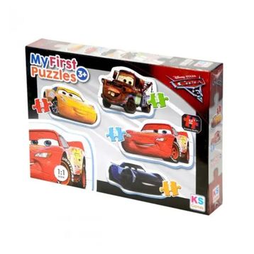 Ks Oyuncak CR10304 KS Cars Benim İlk Yapbozum 4'ü Bir Arada