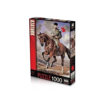 KS Puzzle 11131 Gazi Mustafa Kemal Atatürk Sakarya Adlı Atıyla 1000 Parça Puzzle