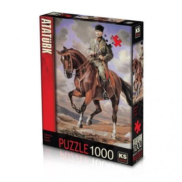 KS Puzzle 11131 Gazi Mustafa Kemal Atatürk Sakarya Adlı Atıyla 1000 Parça Puzzle