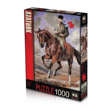 KS Puzzle 11131 Gazi Mustafa Kemal Atatürk Sakarya Adlı Atıyla 1000 Parça Puzzle