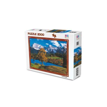 KS Puzzle 11218 +12 Yaş Bavyera Alpleri 2000 Parça Manzara Puzzle