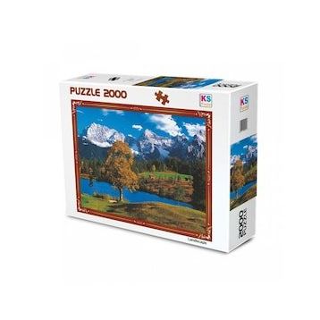 KS Puzzle 11218 +12 Yaş Bavyera Alpleri 2000 Parça Manzara Puzzle
