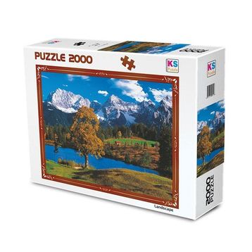KS Puzzle 11218 +12 Yaş Bavyera Alpleri 2000 Parça Manzara Puzzle
